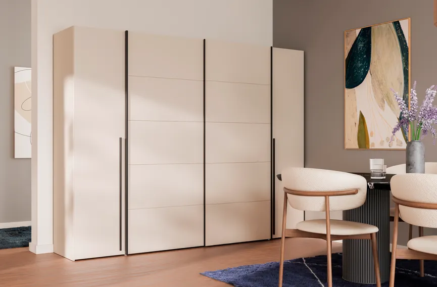 Schwebe-/Drehtürenschrank milieu
