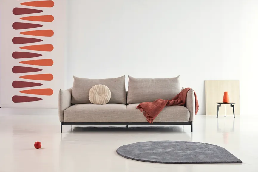 Klappsofa Metall schwarz detail