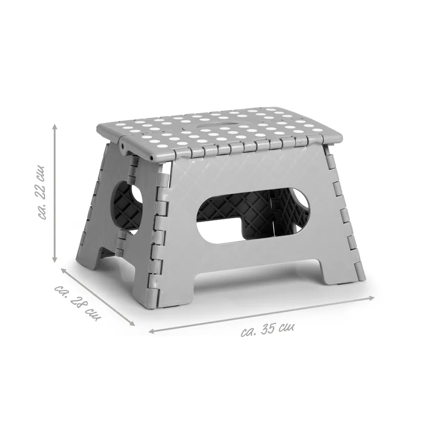 Klapphocker S grau detail