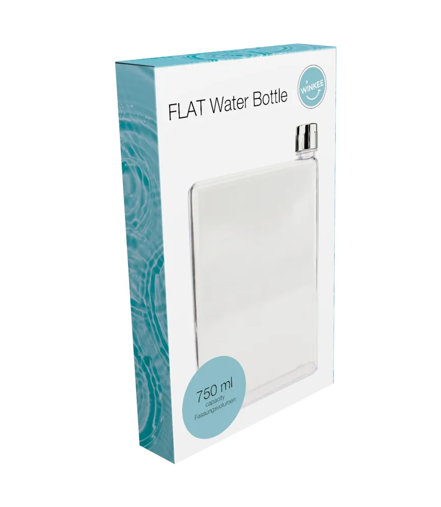 Wasserflasche "Flat" detail