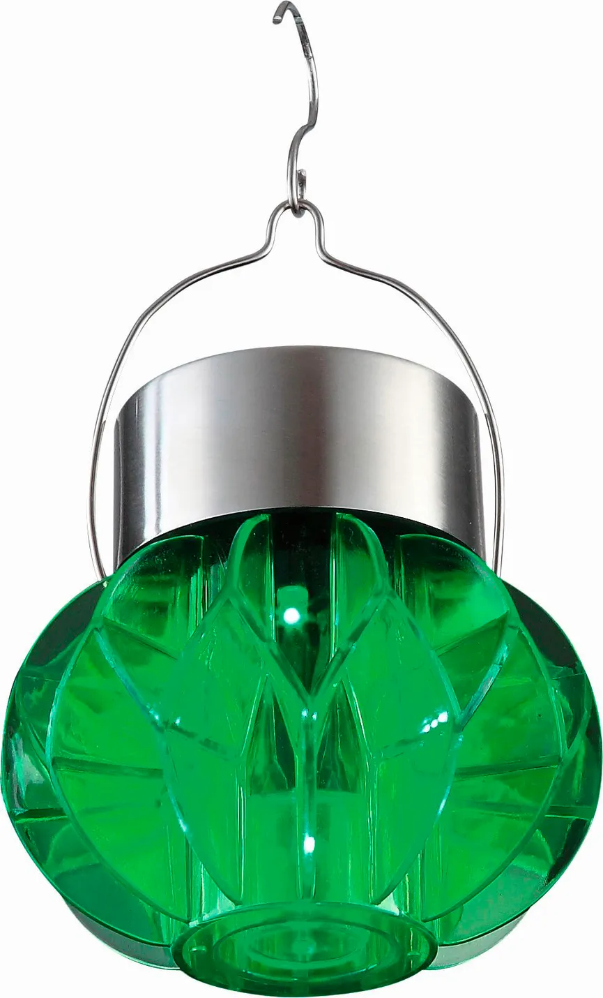 Solarleuchte Edelstahl detail