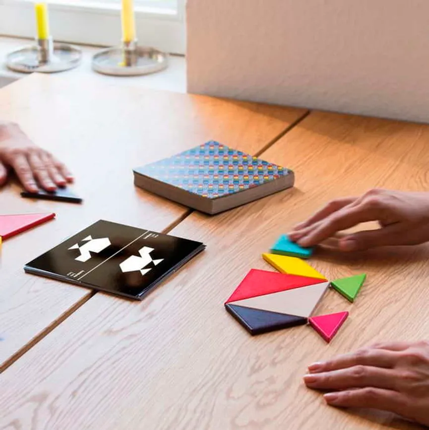 Spiel "Tangrams" milieu