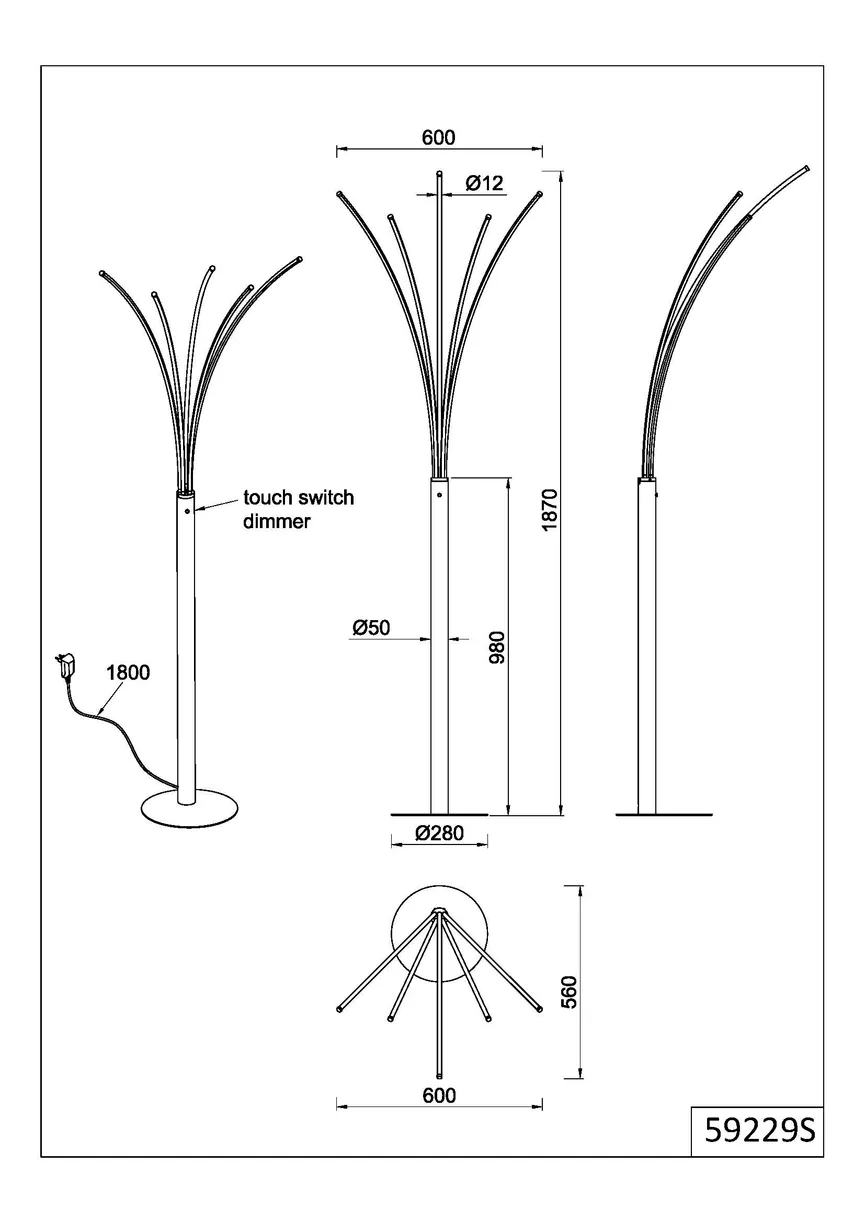 Stehleuchte "Bizzy" detail