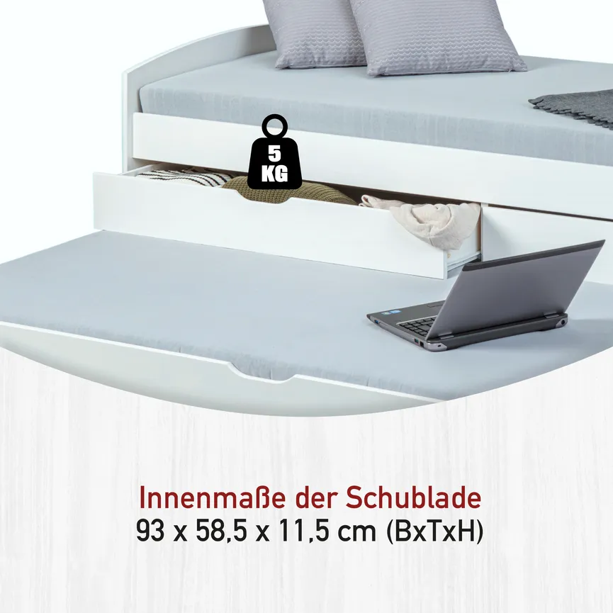 Funktionsbett LF 90x200 cm detail