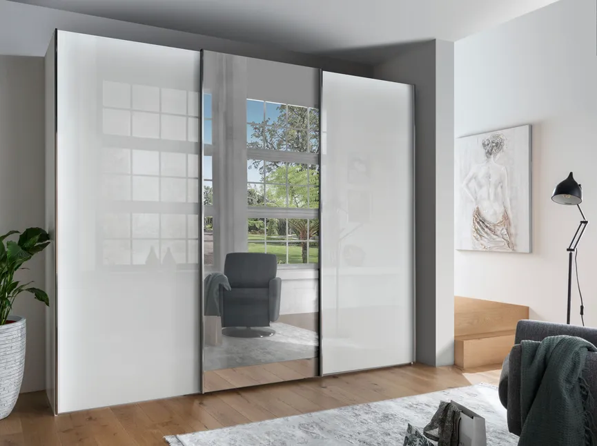 Schwebetürenschrank 3-trg. milieu