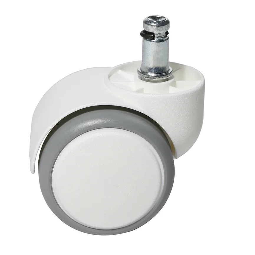 Hartbodenrollen weiß (5 Stk) detail