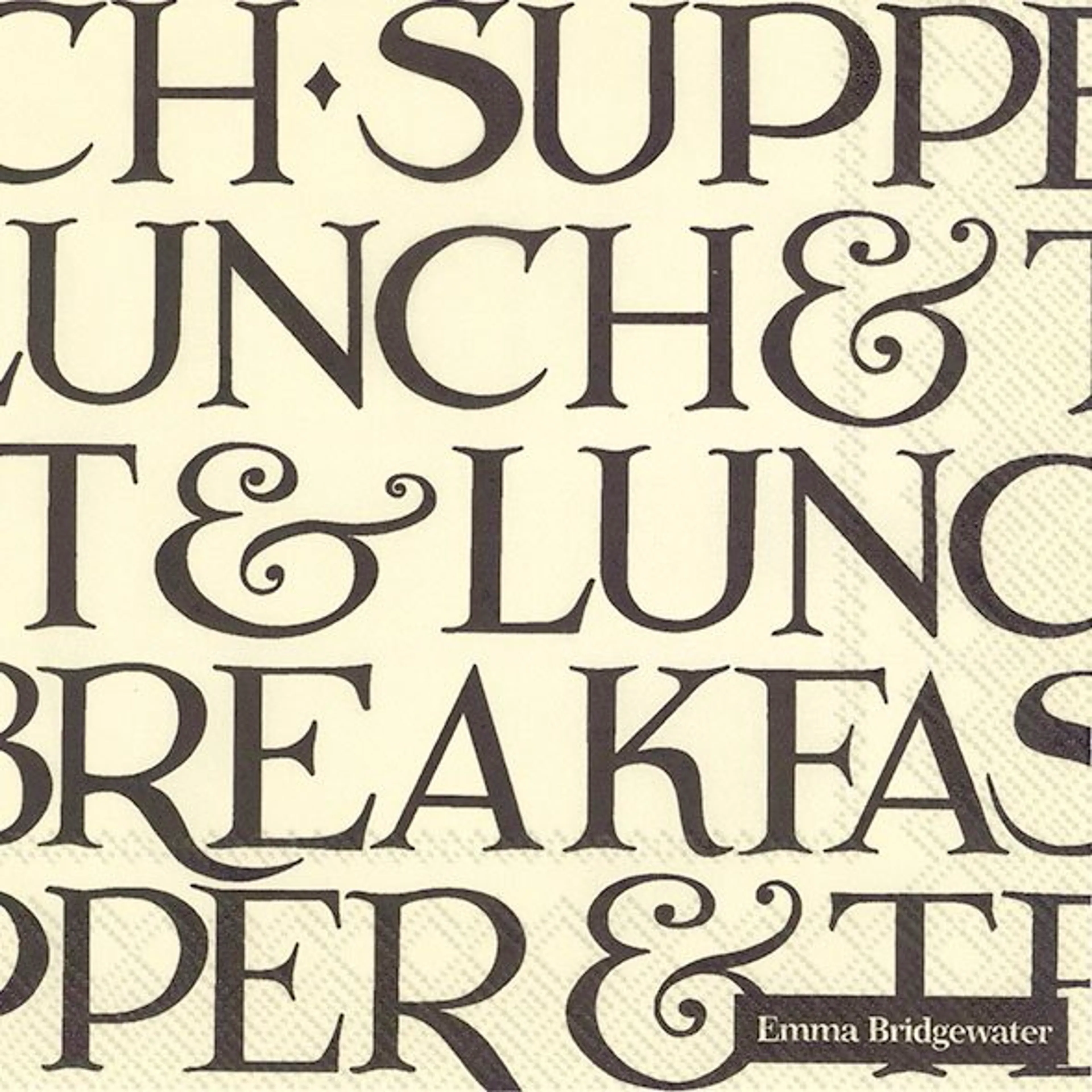 Serviette Black Toast Table 20tlg.
