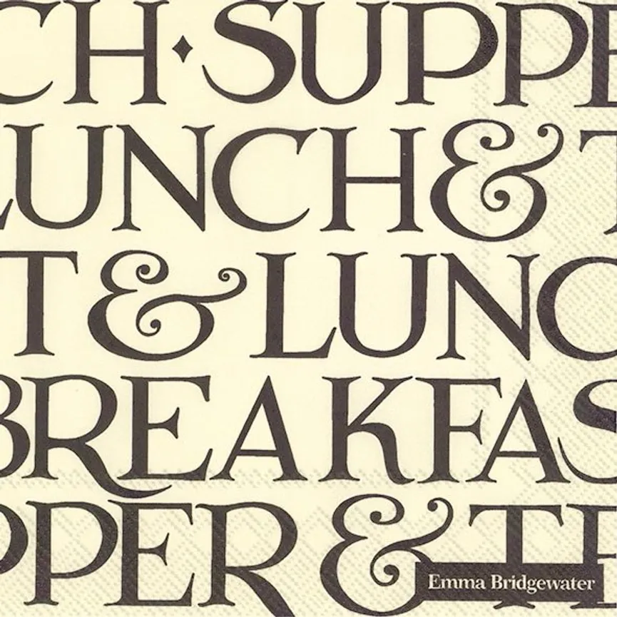 Serviette "Black Toast Tabele" hauptaufnahme