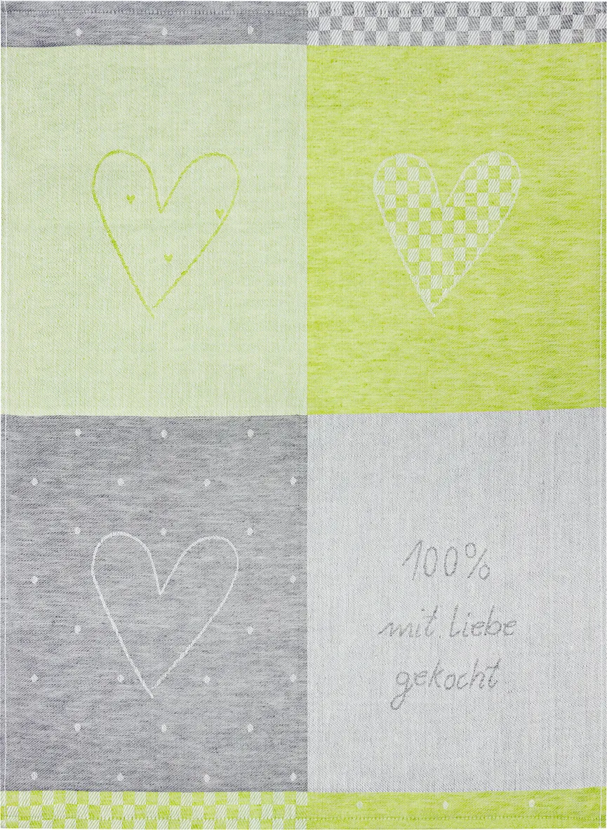 Geschirrtuch "100% Liebe" hauptaufnahme