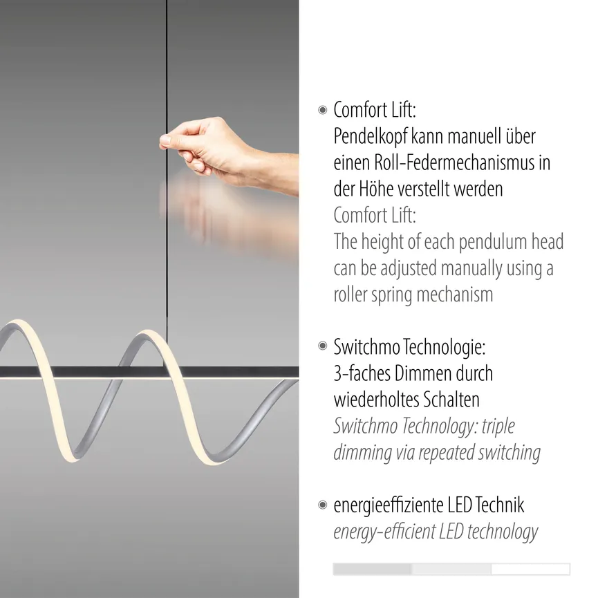 Pendelleuchte "Emanda" detail