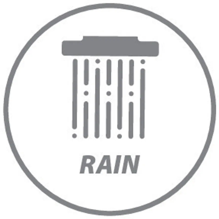 Duschkopf Watersaving verchrom detail