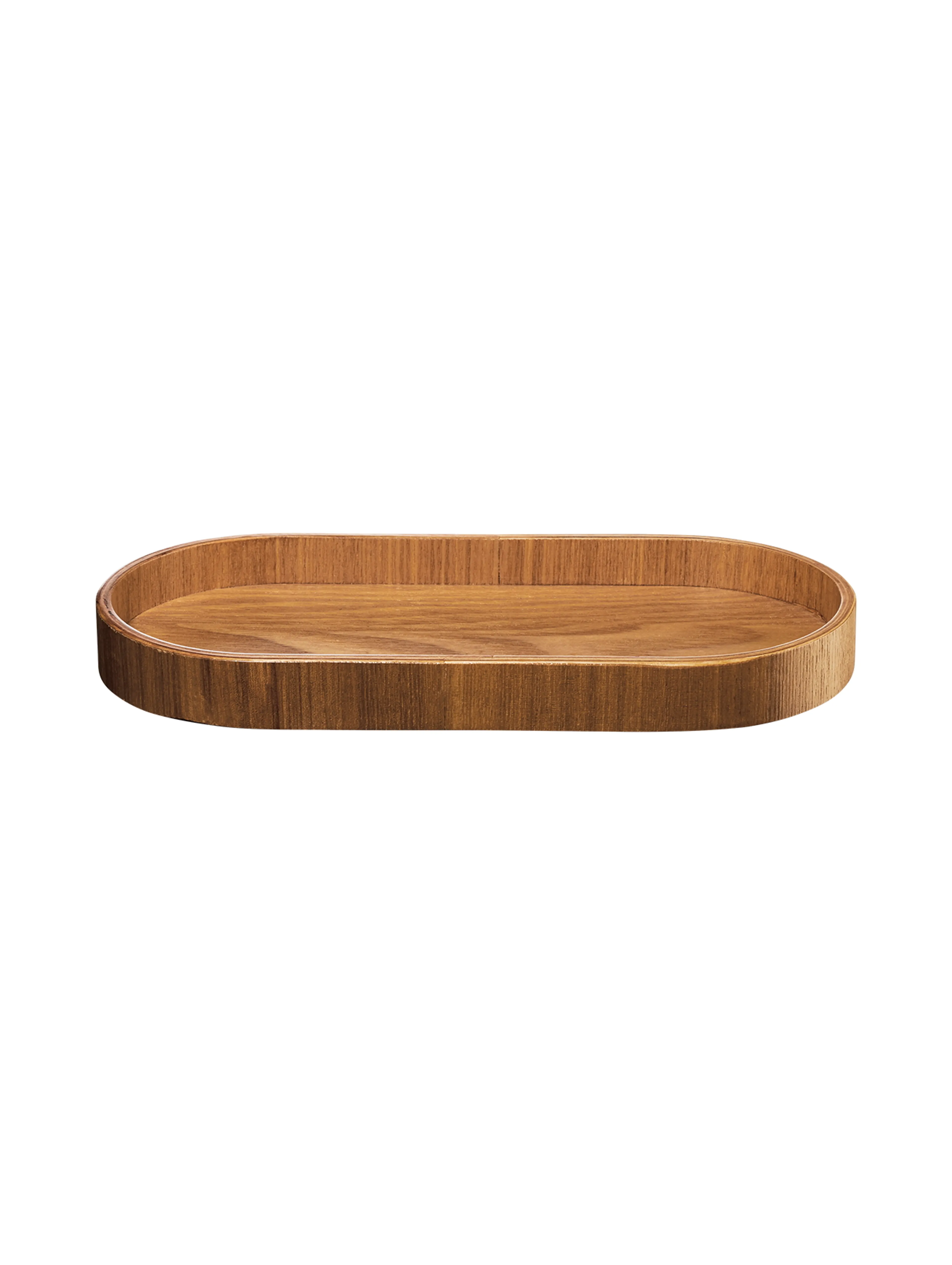 Tablett Wood Oval 23 x 11 cm