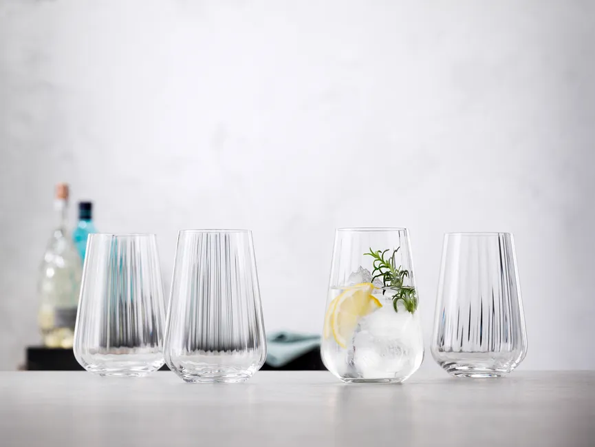 Longdrinkbecher "Sandra Optik" milieu