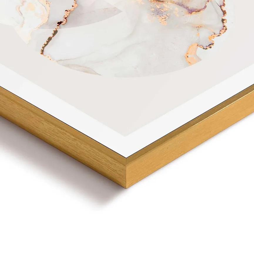 Bild gerahmt "Glamour Marble" detail