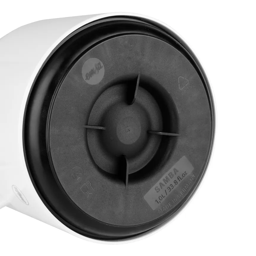 Isolierkanne Samba 1 l weiß detail