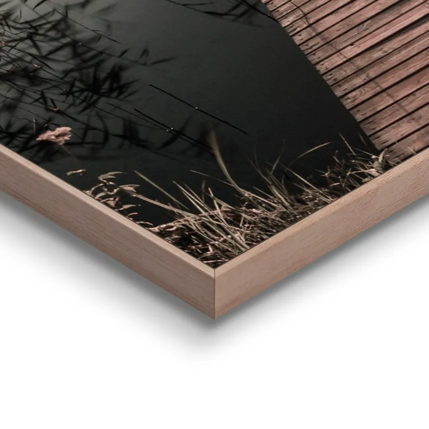 Bild gerahmt "Scandic Jetty" detail