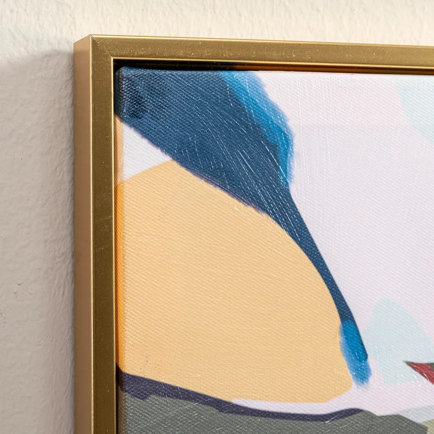 Bild gerahmt "Colorful Flower" detail