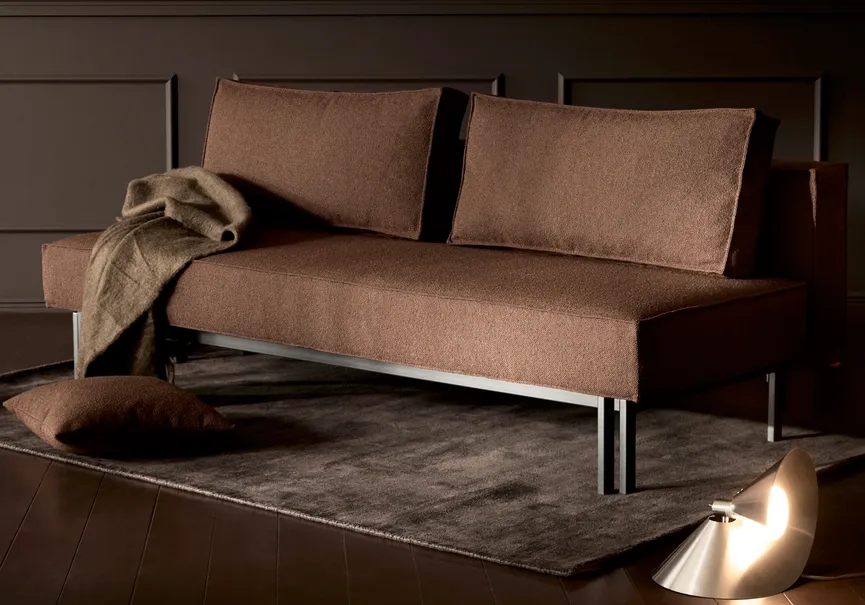 Klappsofa Metall schwarz milieu