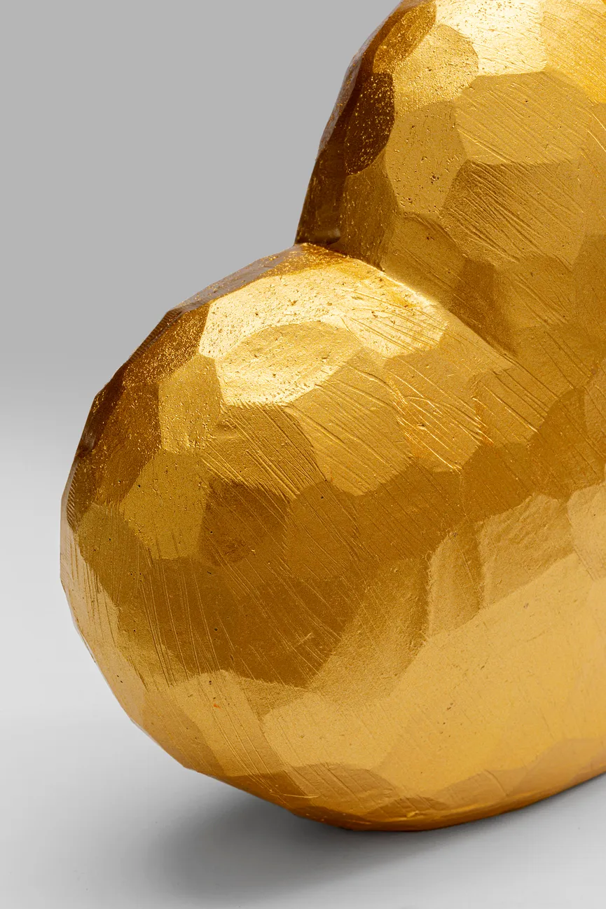 Figur "Heart" Herz gold detail