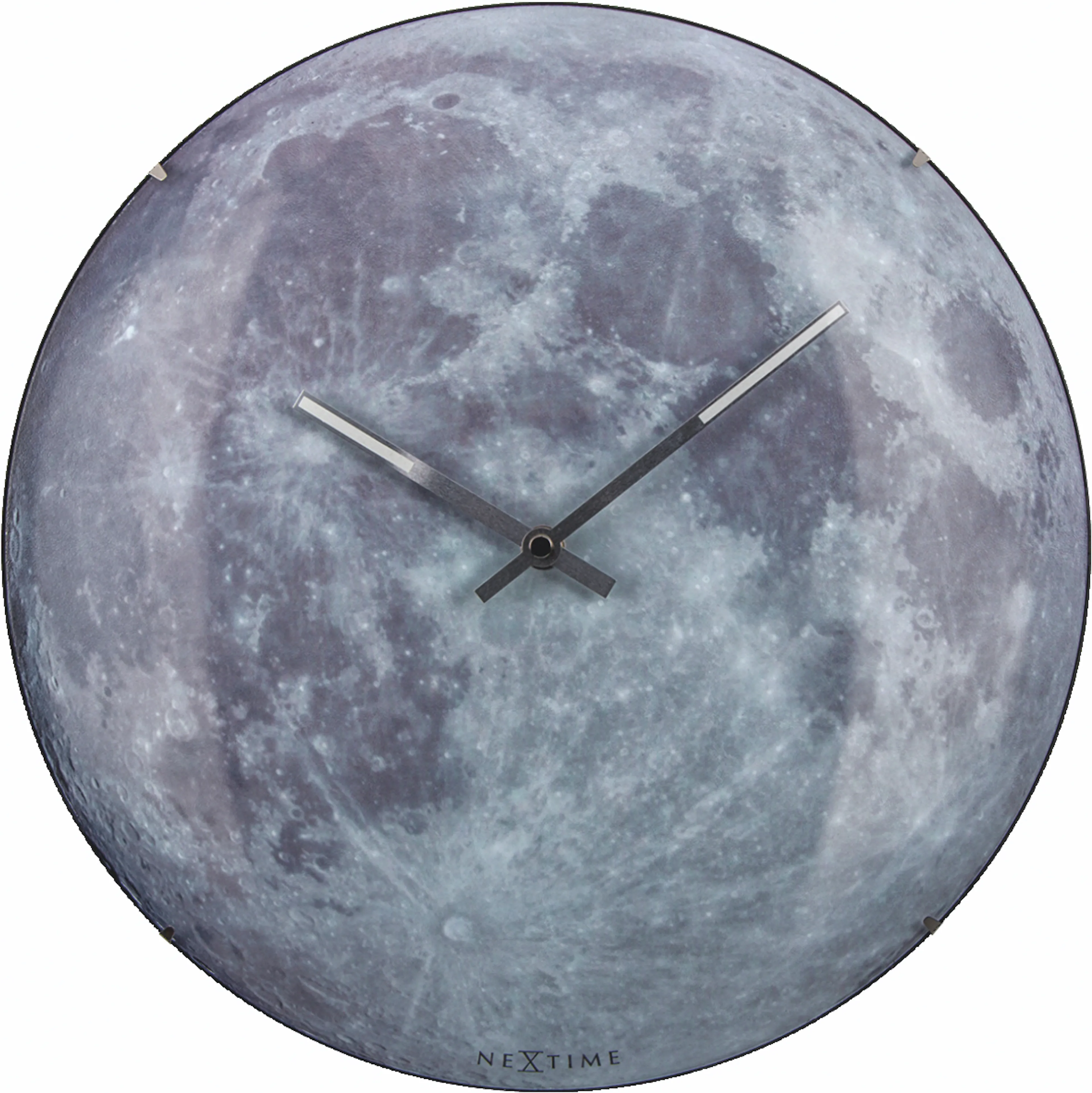 Quarzwanduhr Moon Dome Ø 35 cm