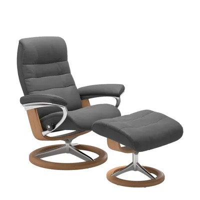 Sessel mit Hocker M