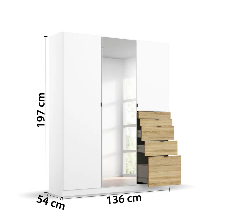 Drehtürenschrank detail