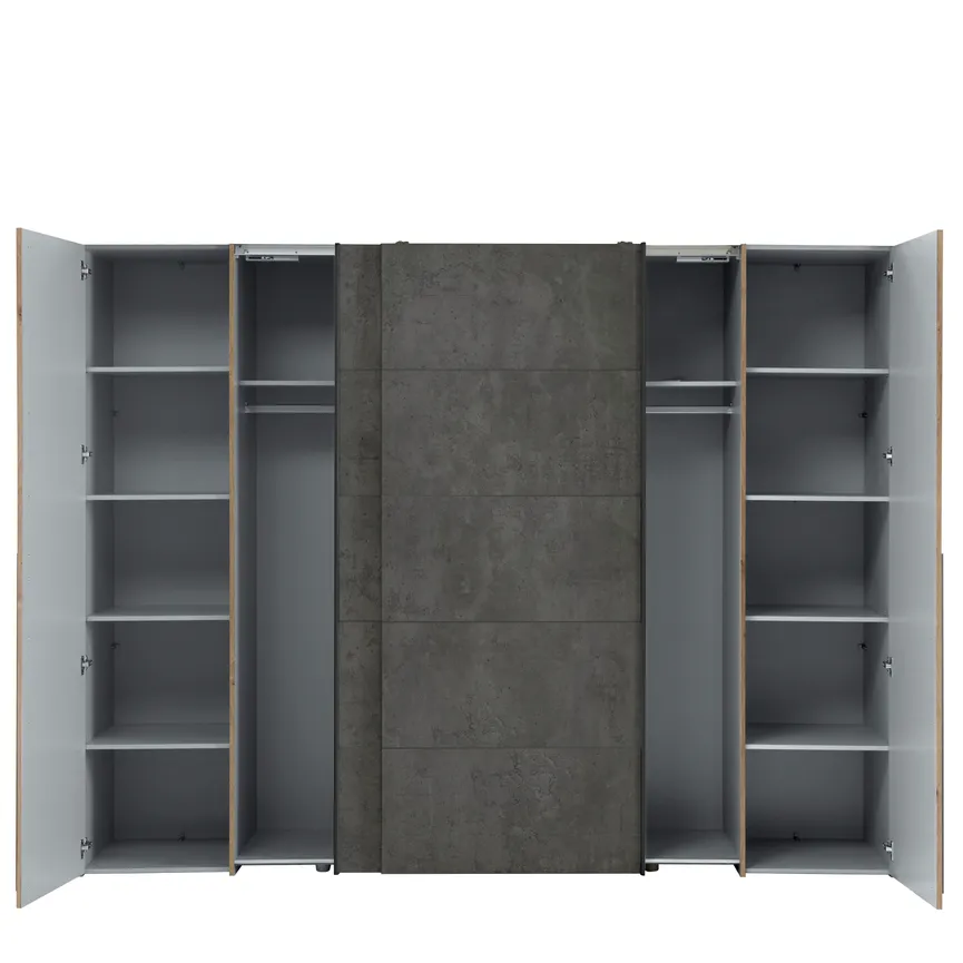 Schwebe-/Drehtürenschrank detail