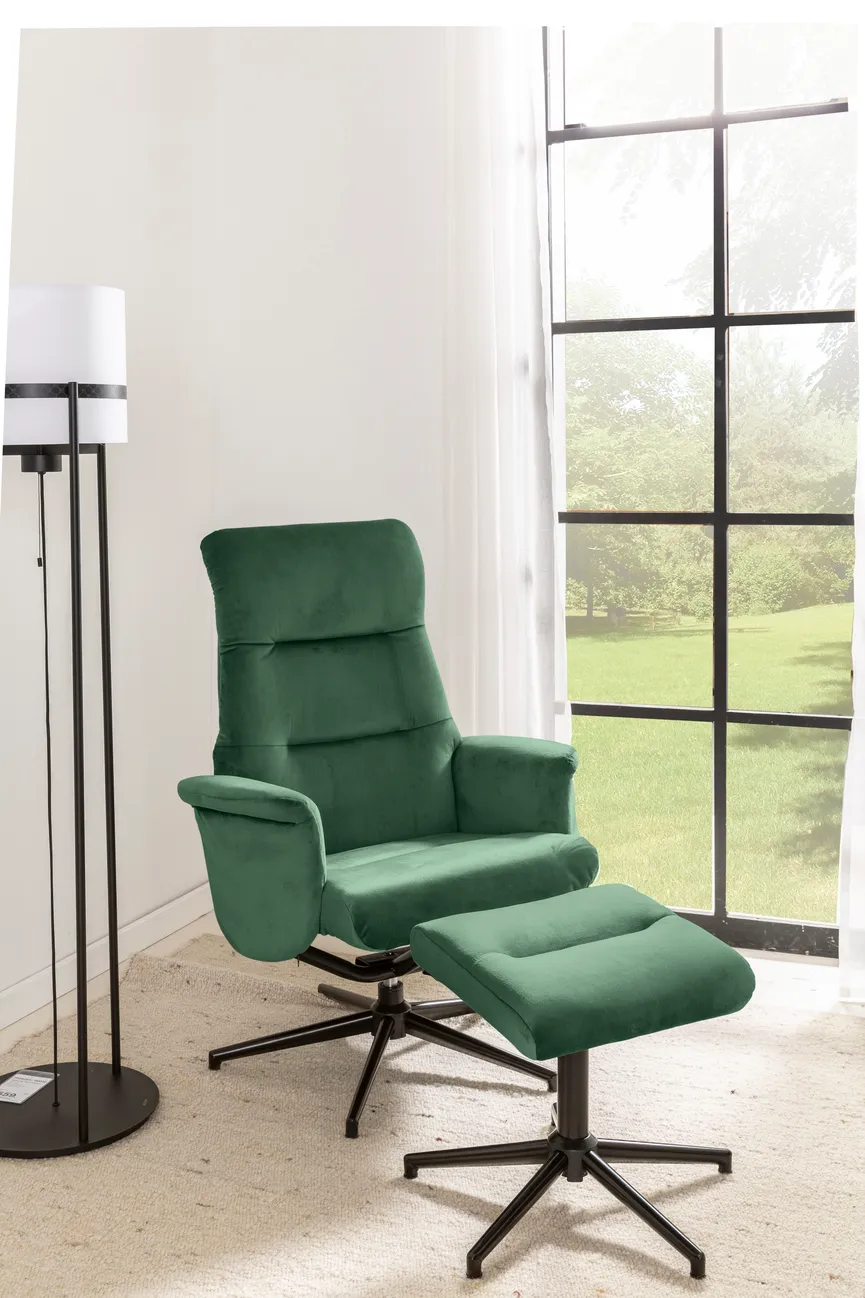 Relaxsessel + Hocker milieu