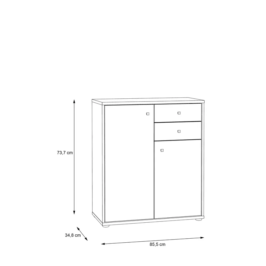 Kommode 2T/2S detail