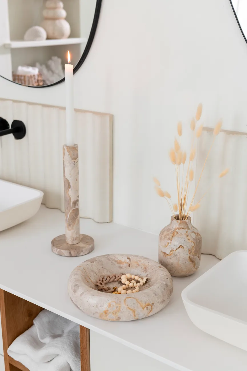 Schüssel "Nied" beige milieu