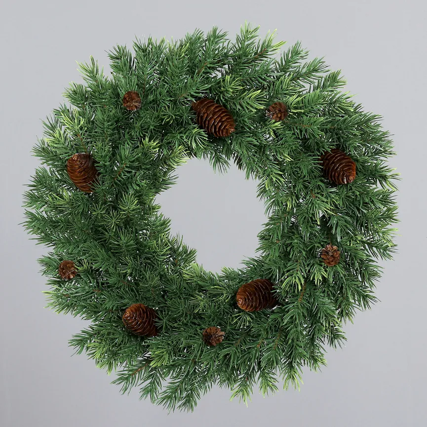 Tannenkranz mit Zapfen hauptaufnahme