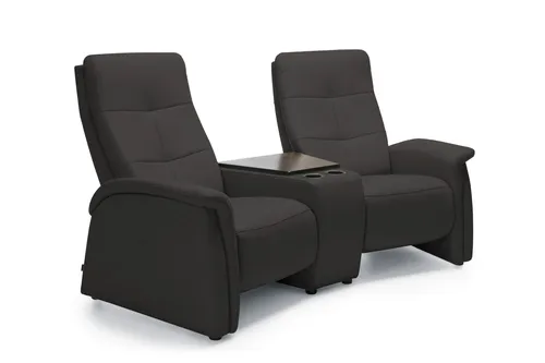 Rundsofa mit Zwischentisch