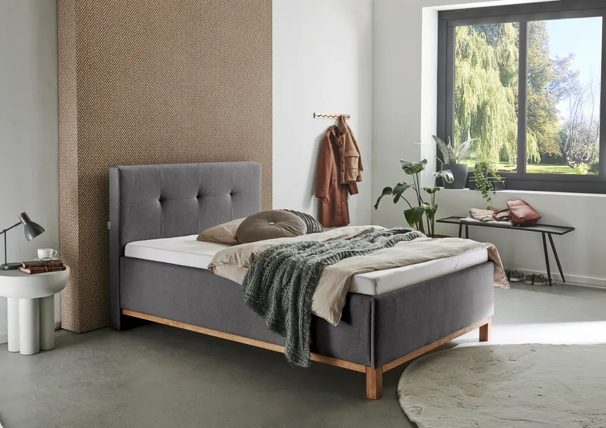 Polsterbett 140x200 milieu