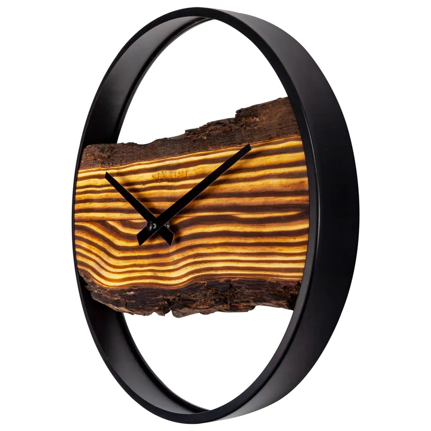 Quarzwanduhr "Forest" detail
