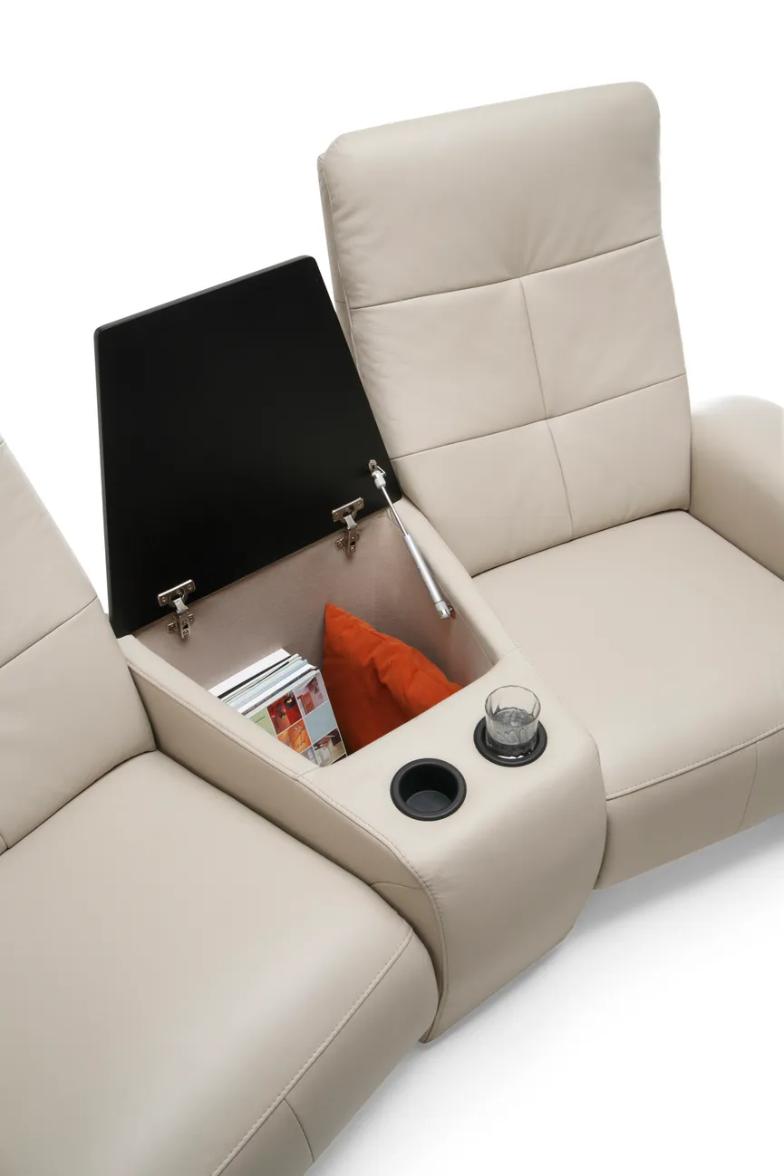 Rundsofa mit Zwischentisch detail