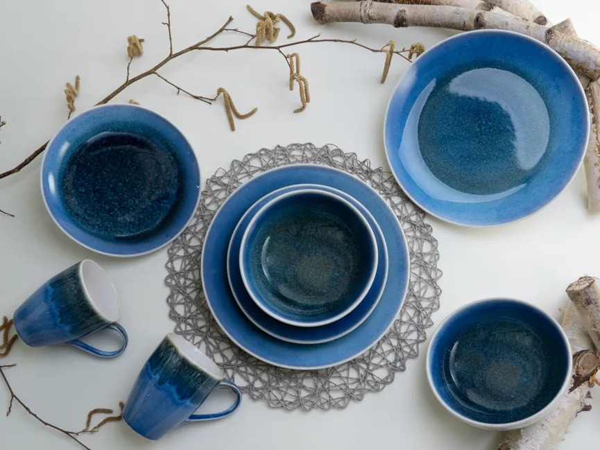 Becher "Caldera" 300 ml blau milieu