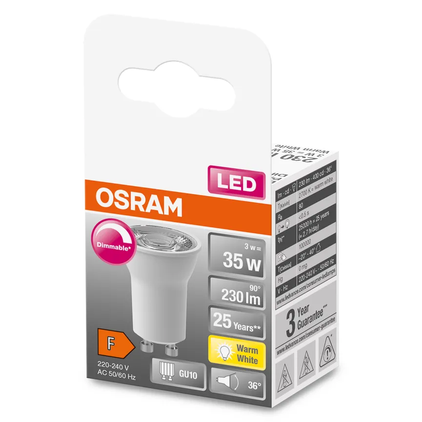 GU10/3W LED Strahler DIM detail