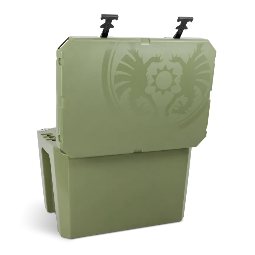 Kühlbox 50l oliv detail