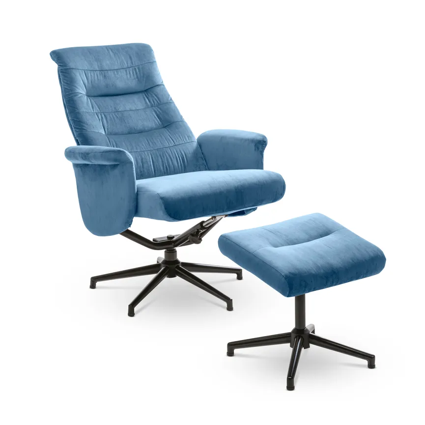 Relaxsessel + Hocker detail