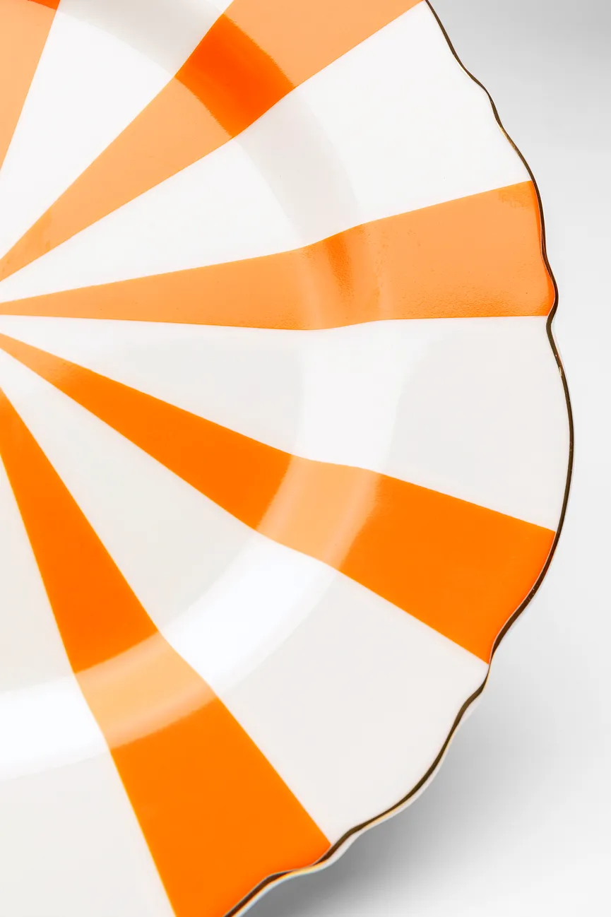 Frühstücksteller "Harlequin" detail