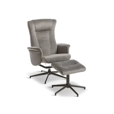 Sessel mit Hocker