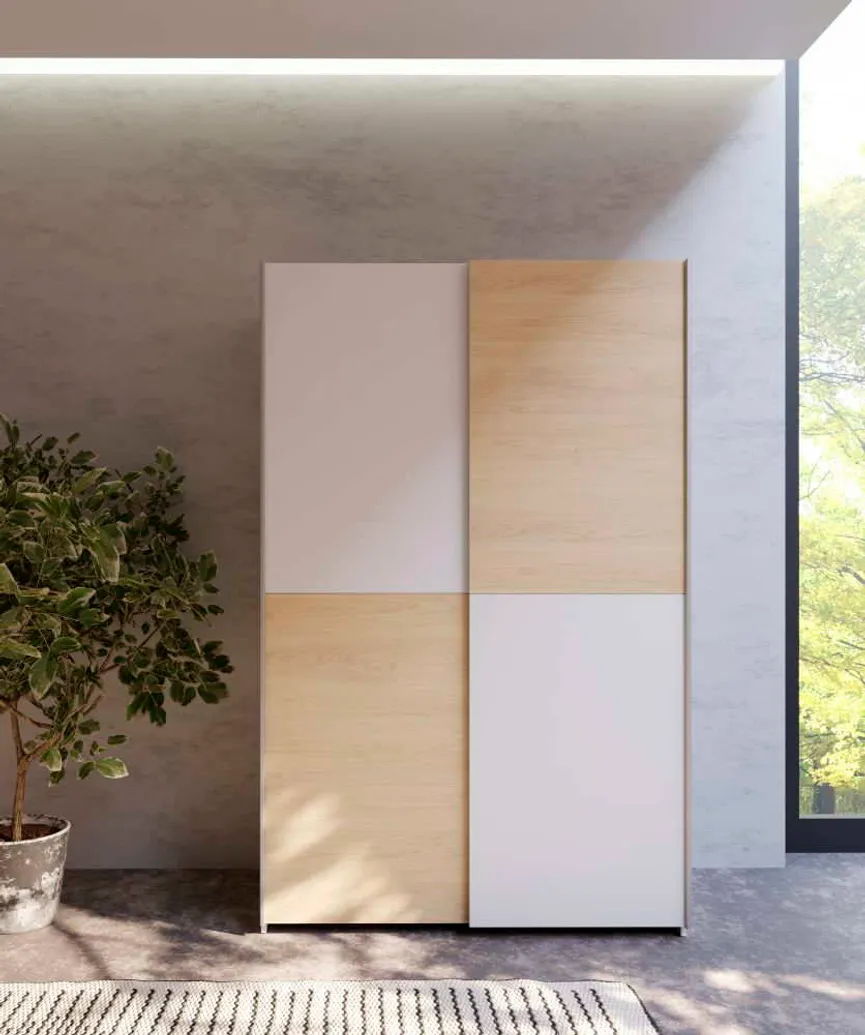 Schwebetürenschrank 2-trg. milieu