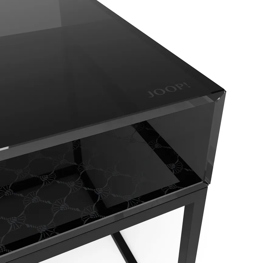Couchtisch Cube Glasbox detail