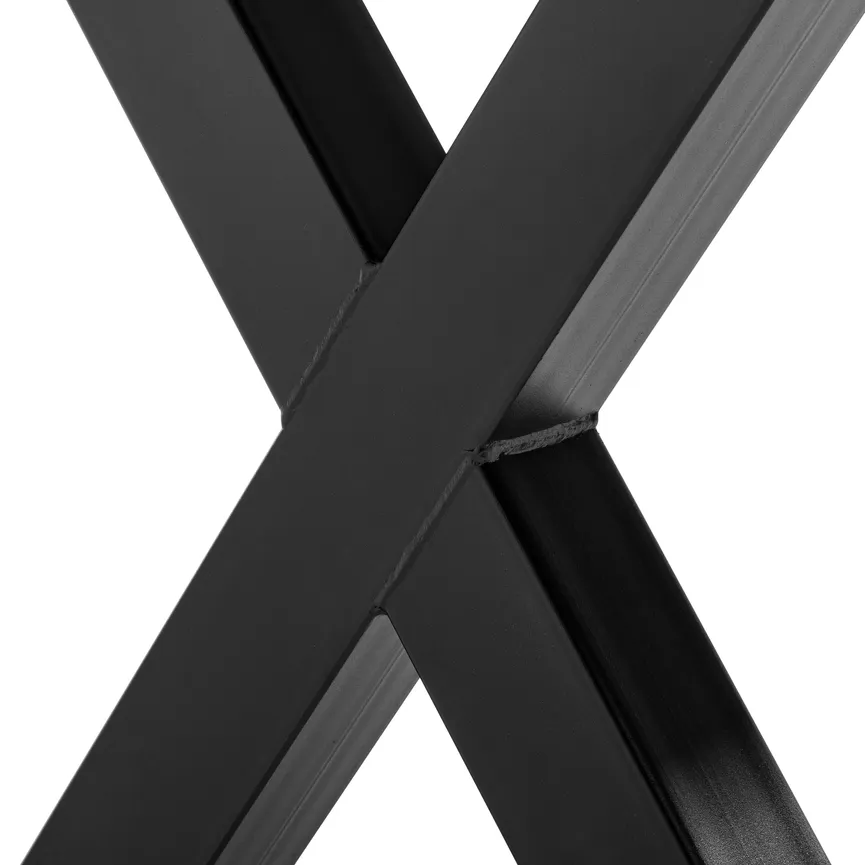 Esstisch X Baumkante detail