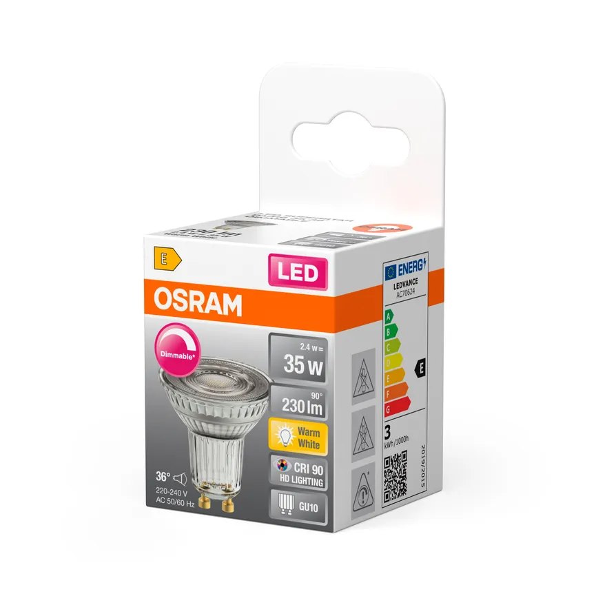 GU10/2,4 Watt LED Strahler DIM detail