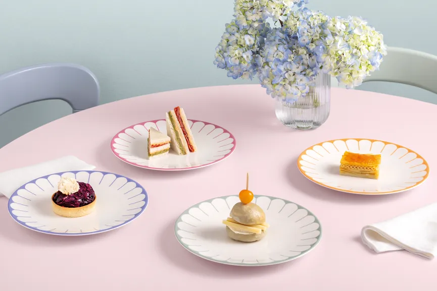 Frühstücksteller "Fleur" vert milieu