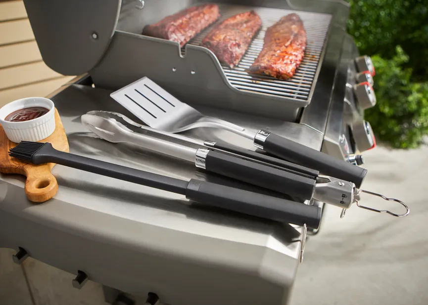 Grillbesteck-Set 3tlg. milieu