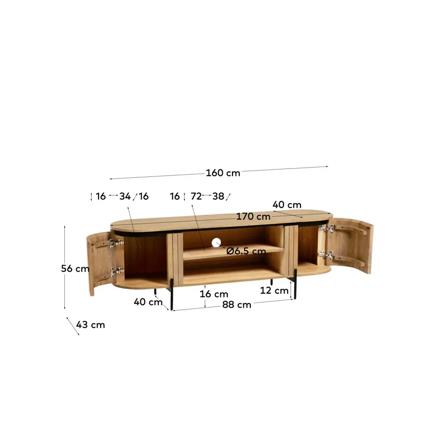 TV-Lowboard detail