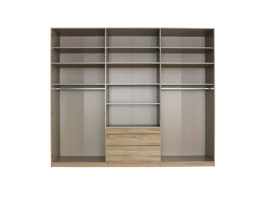 Drehtürenschrank 12-trg. detail