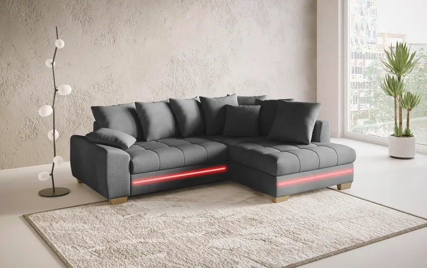 Ecksofa+LED milieu